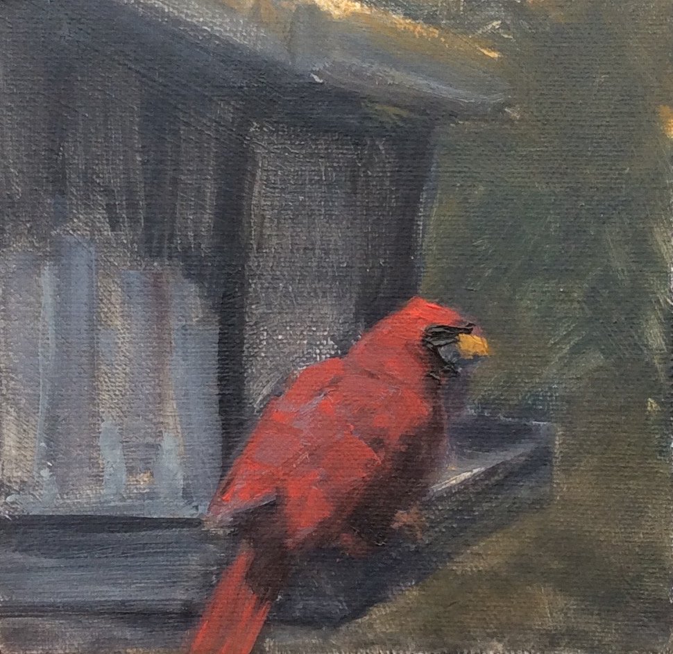'Cardinalidae' painting by Greg Shores